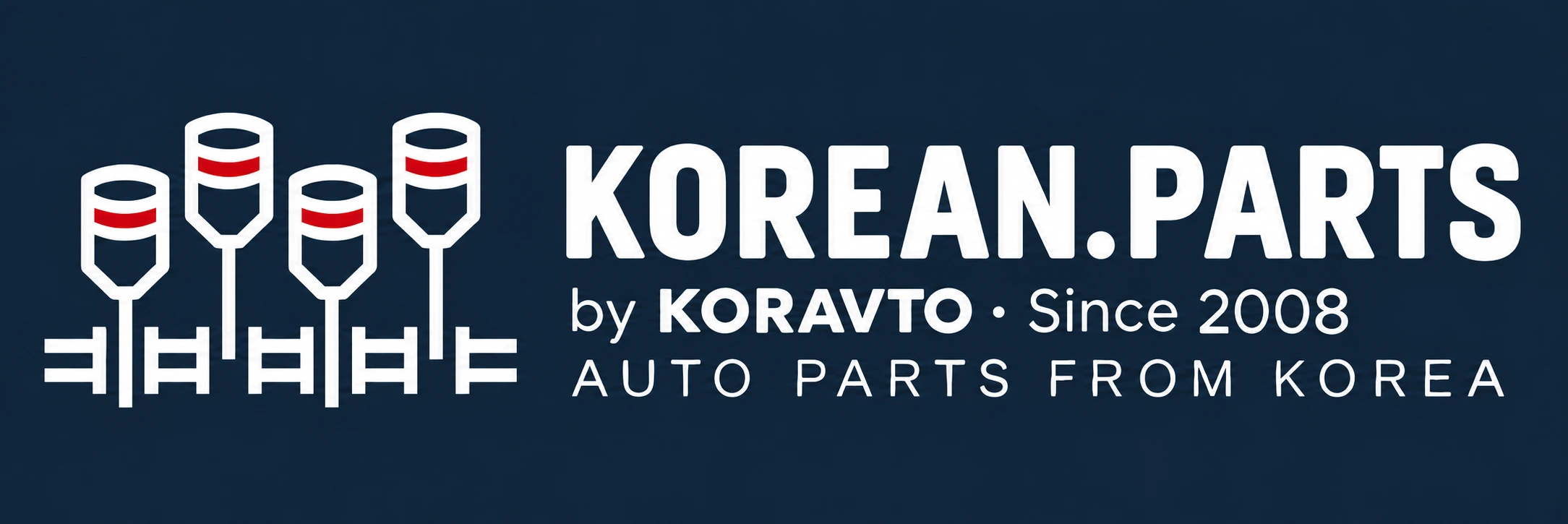 KOREAN.PARTS — by KORAVTO · Since 2008 — AUTO PARTS FROM KOREA